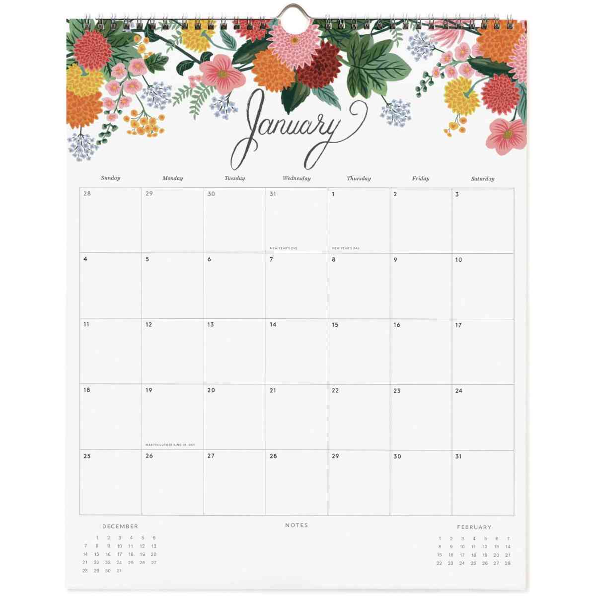 2026 Dahlia Appointment Väggkalender - Bild 2
