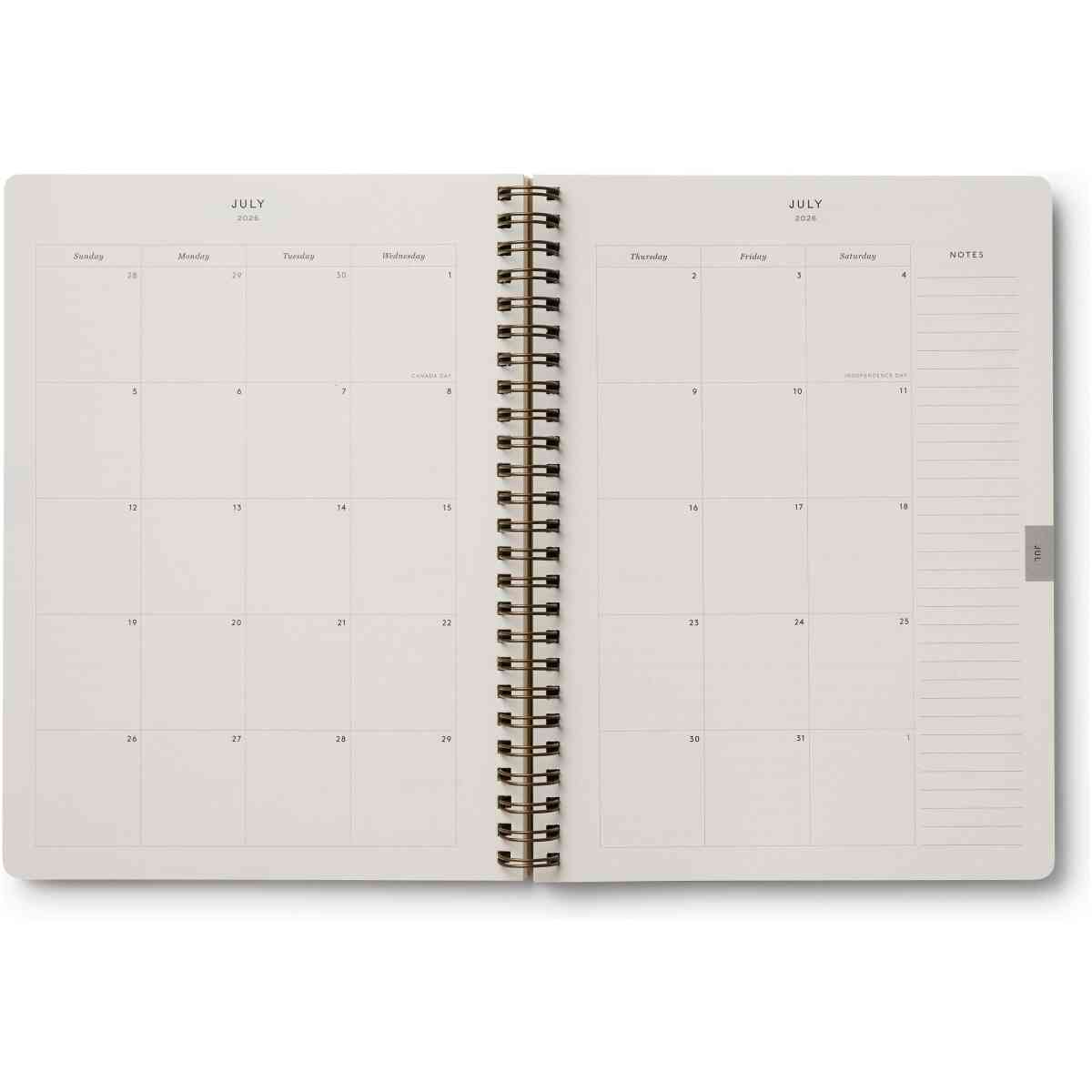 2026 Dahlia Softcover Spiral Planner - Bild 2