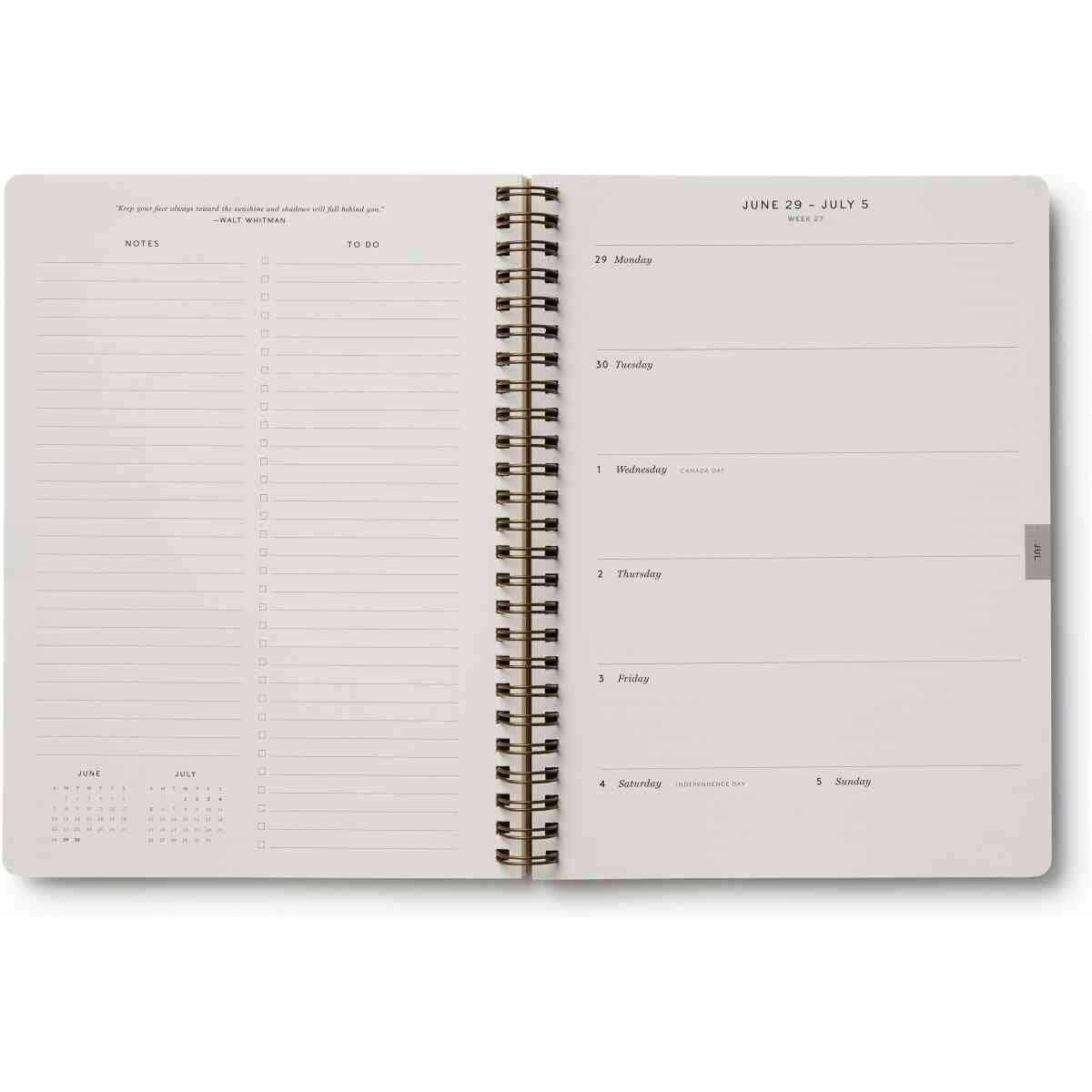 2026 Dahlia Softcover Spiral Planner - Bild 3