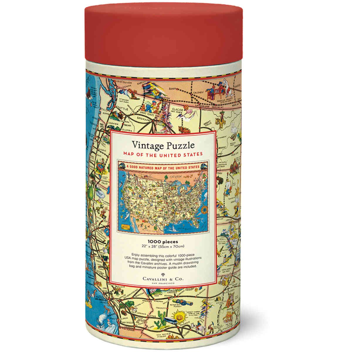 USA Map 1,000 Piece Puzzle - Bild 2