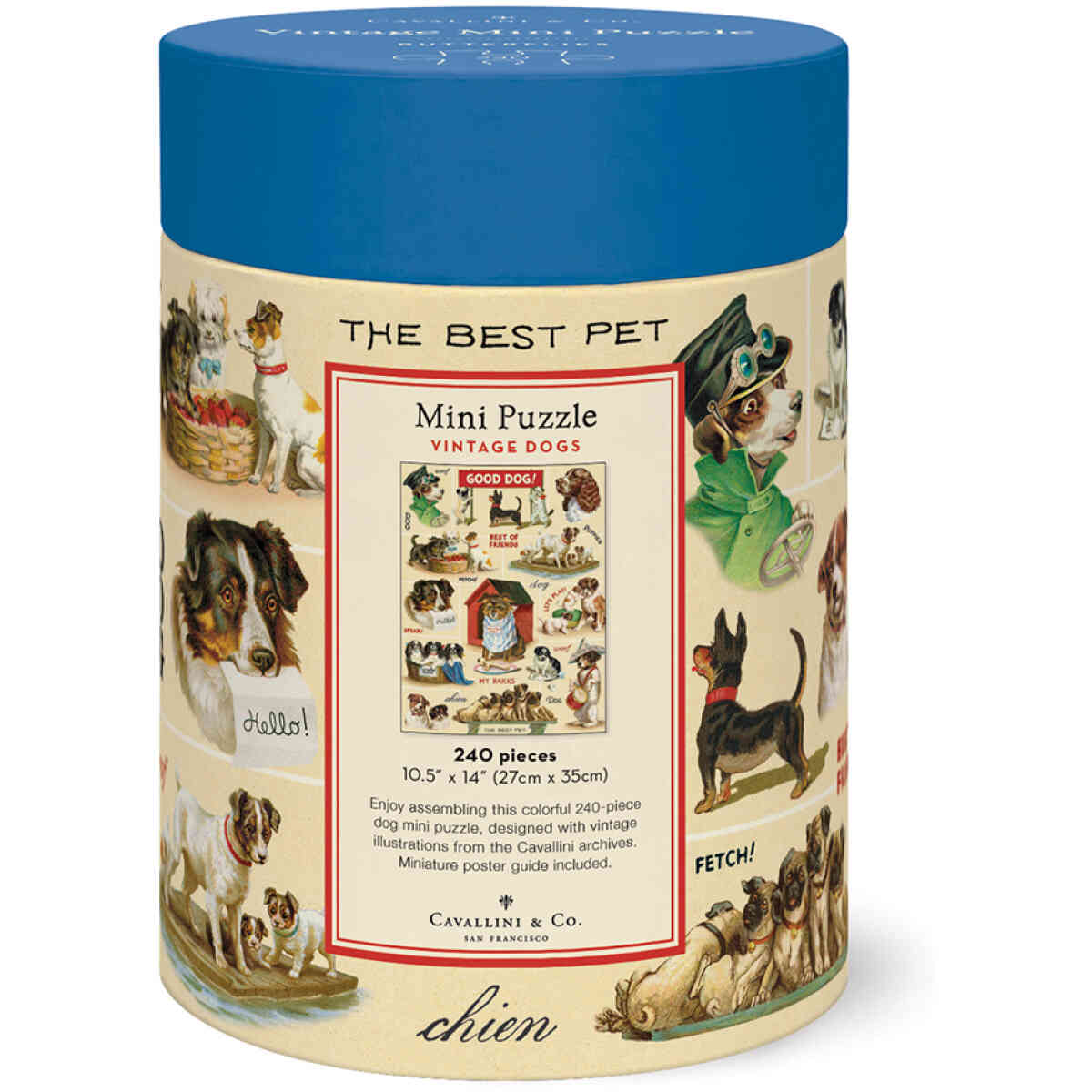 Vintage Dogs Mini Puzzle - Bild 2