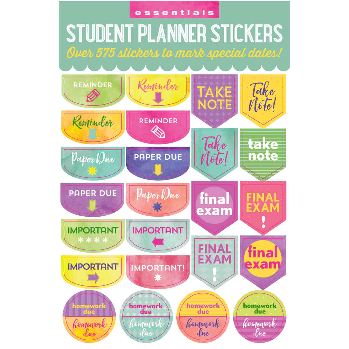 Essentials Planner Stickers Student