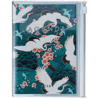 2026 diary a6 japan birds green