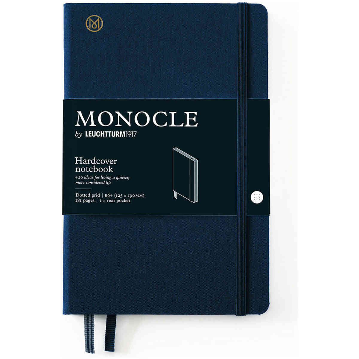 Leuchtturm1917 Notebook B6+ Monocle Hardcover Prickad