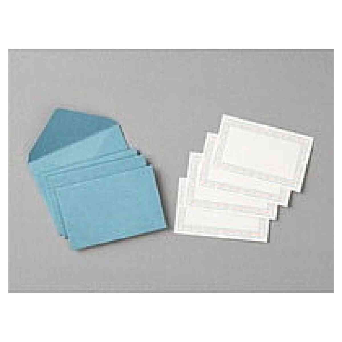 Letterpress Card set Frame Blue [Bussiness Card Size] - Bild 2