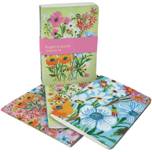 Flower Field A6 Exercise Books set