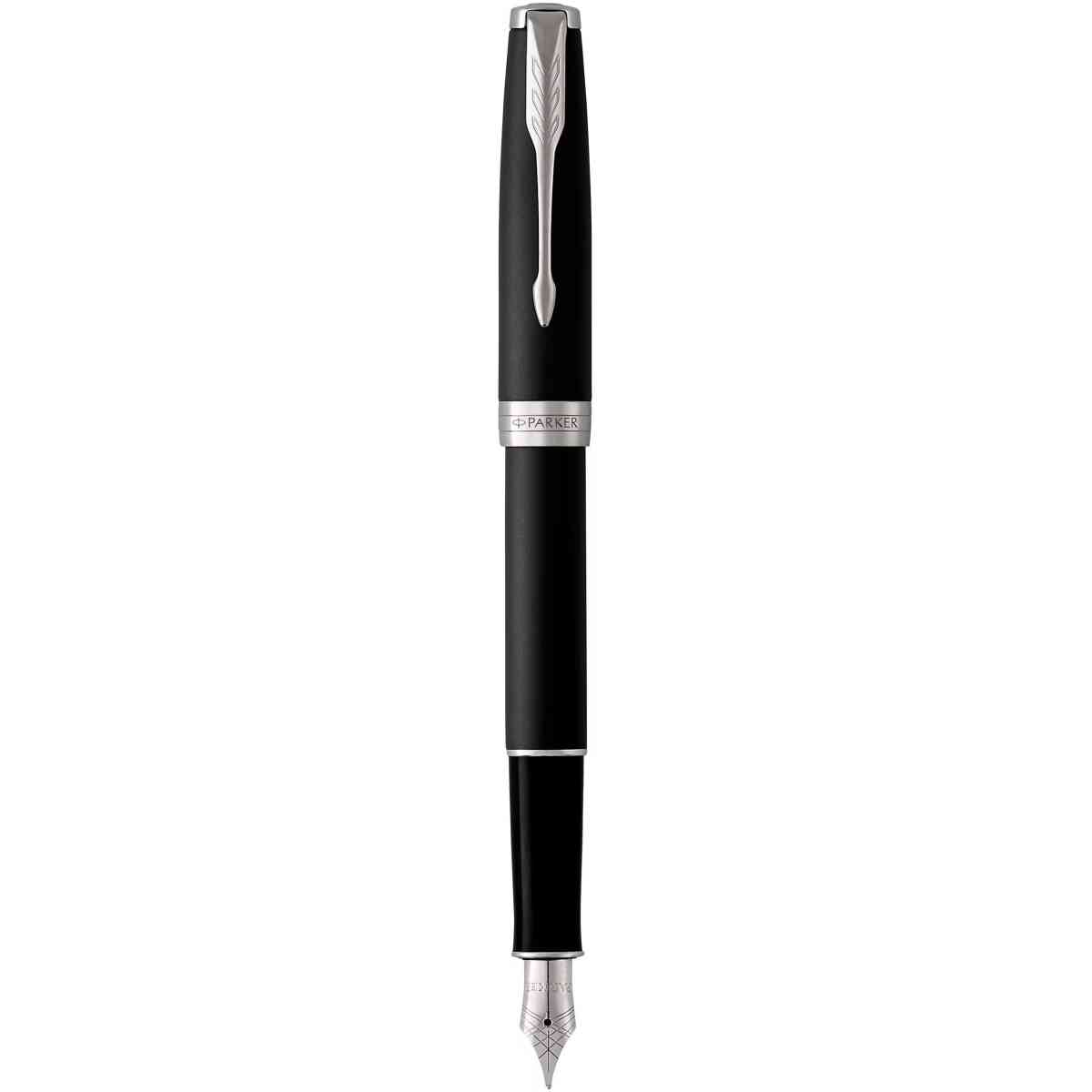 Parker Sonnet Matte Black Lacquer P.T Fountain pen M Black ink - Bild 2