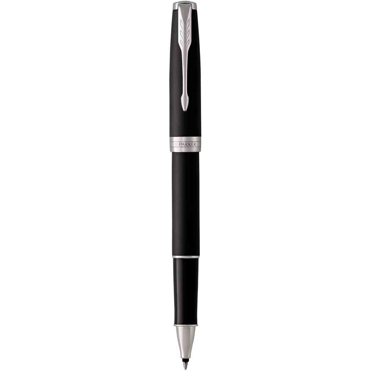 Parker Sonnet Matte Black Lacquer P.T Rollerball F Black ink - Bild 2