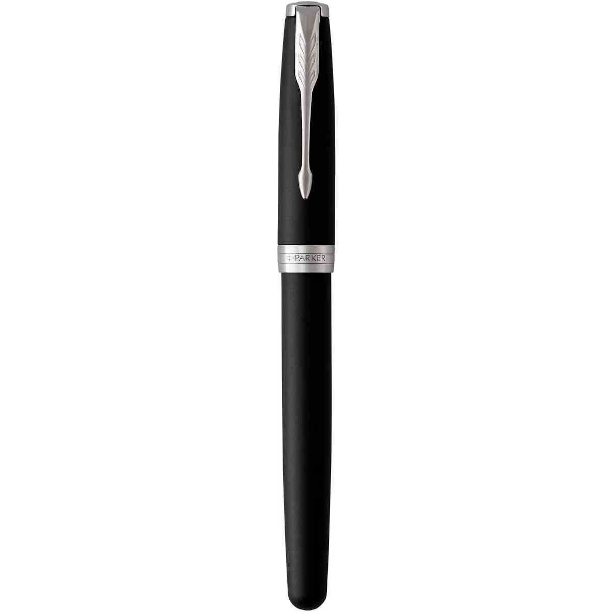 Parker Sonnet Matte Black Lacquer P.T Rollerball F Black ink