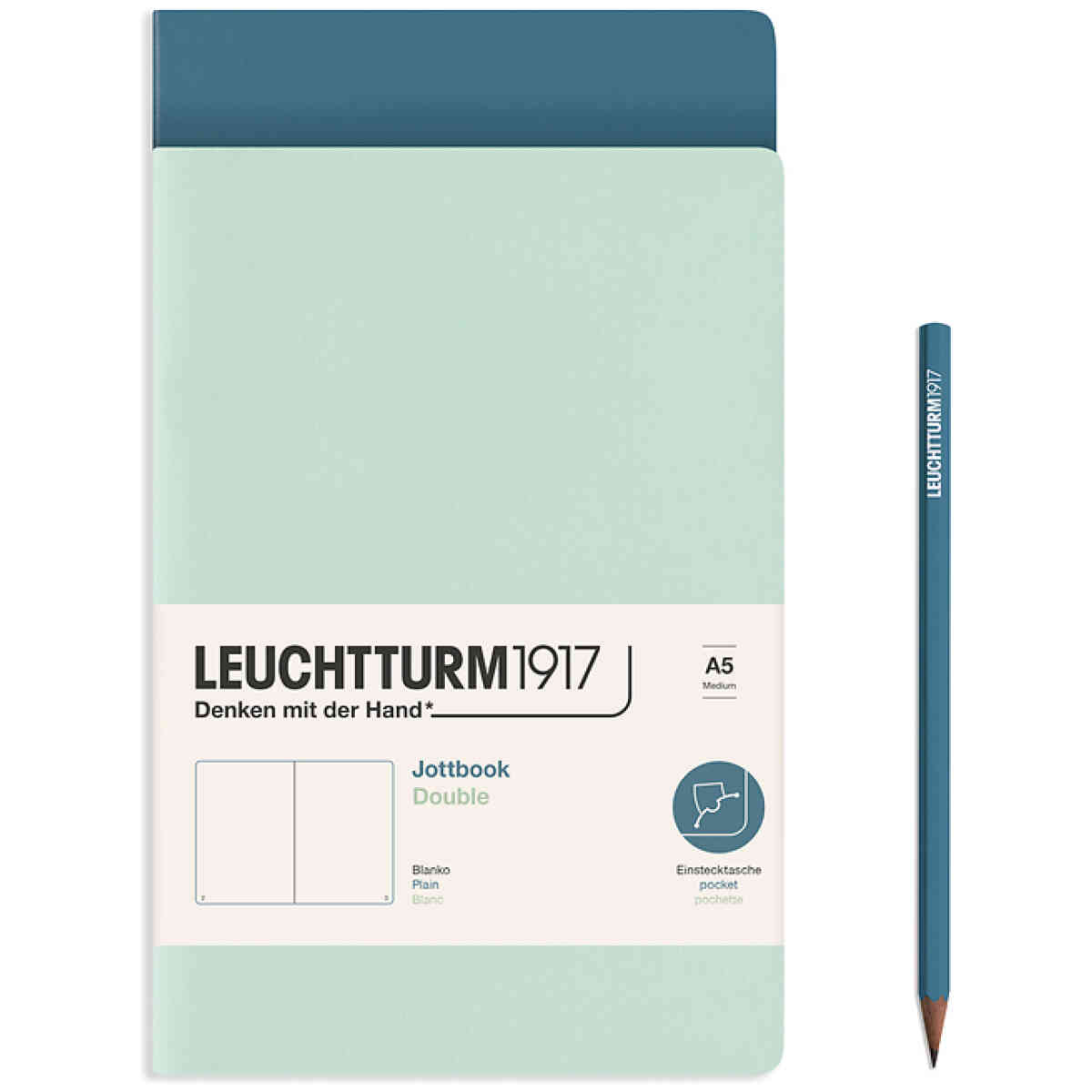 Leuchtturm1917 Jottbook Double A5 Olinjerad - Bild 6