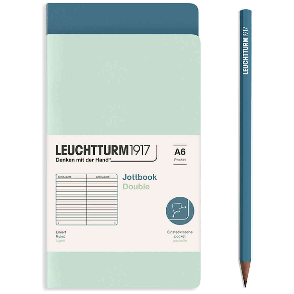 Leuchtturm1917 Jottbook Double A6 Linjerad - Bild 5