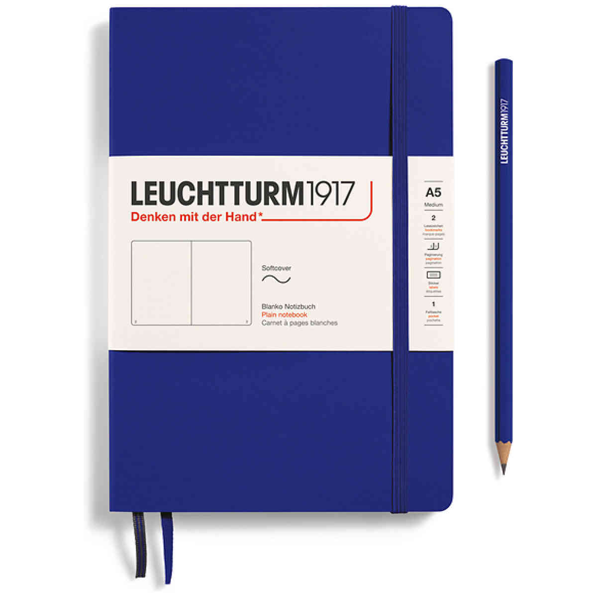 Anteckningsbok Leuchtturm 1917 B6+ Soft Olinjerad - Bild 3