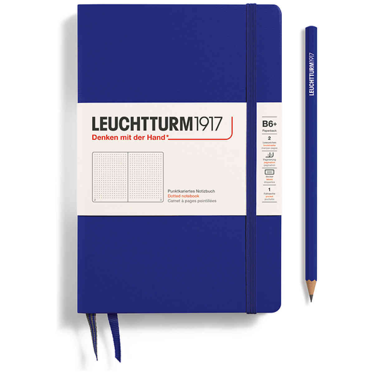Anteckningsbok Leuchtturm1917 B6+ Hardcover Prickad