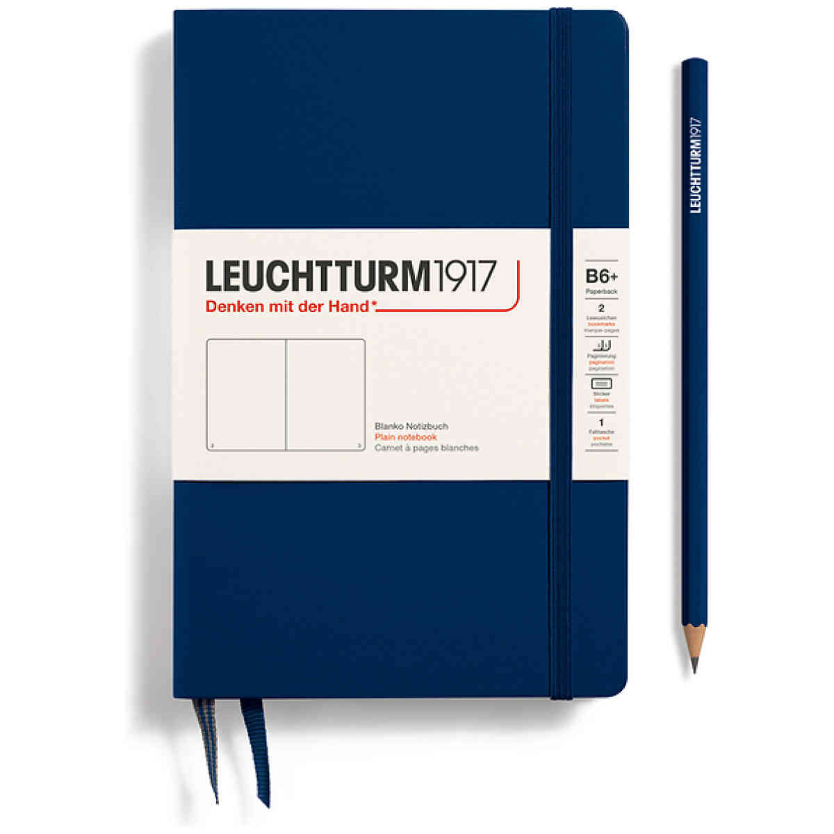 Anteckningsbok Leuchtturm1917 B6+ Hardcover Olinjerad - Bild 2