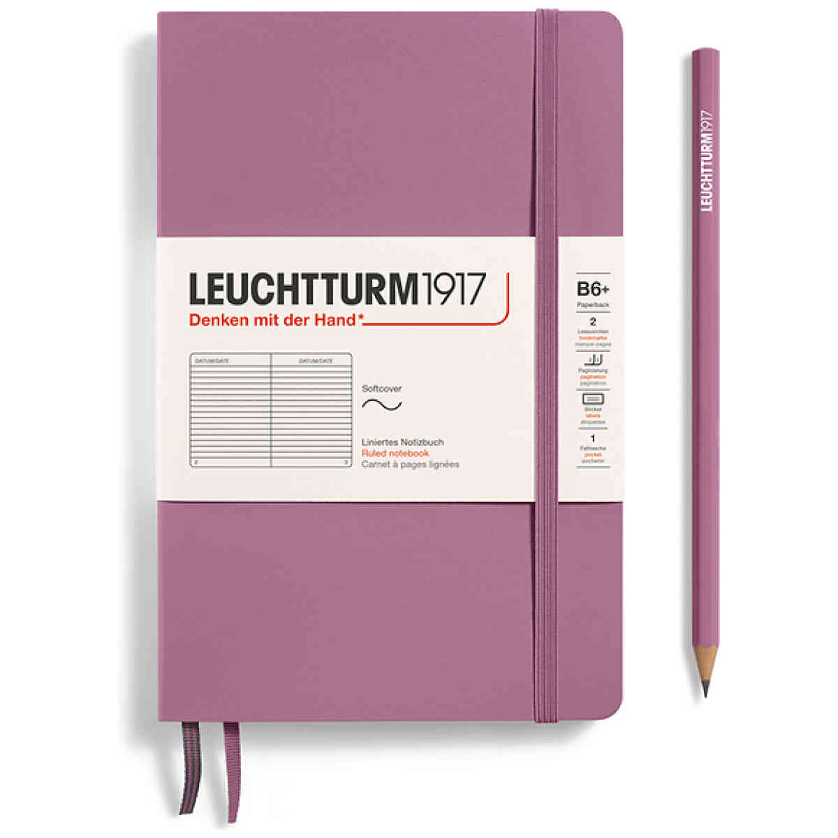 Anteckningsbok Leuchtturm 1917 B6+ Soft Linjerad - Bild 4