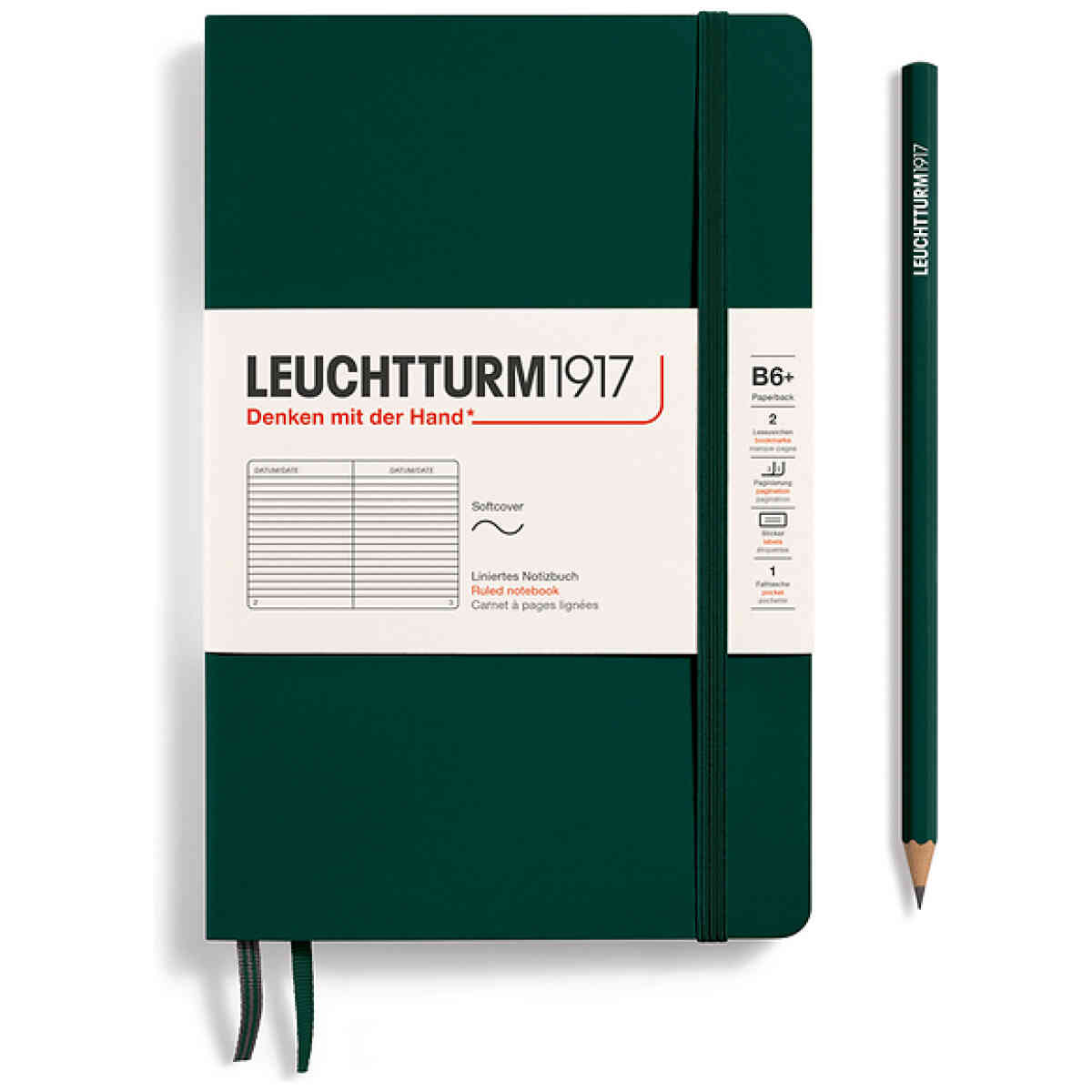Anteckningsbok Leuchtturm 1917 B6+ Soft Linjerad - Bild 2