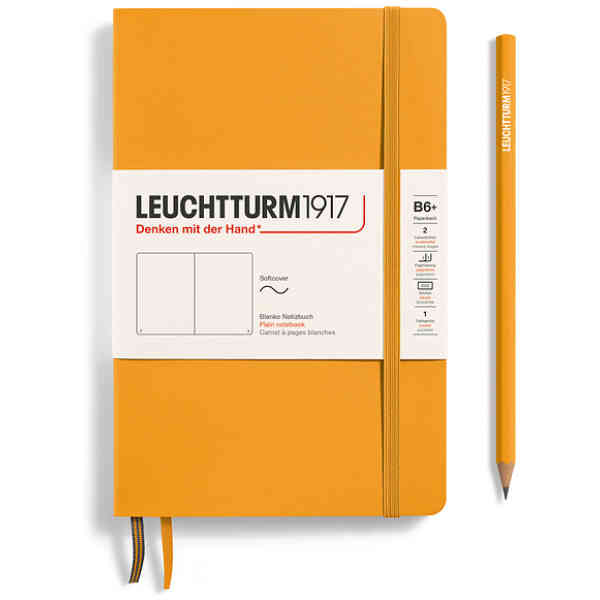 Anteckningsbok Leuchtturm 1917 B6+ Soft Olinjerad
