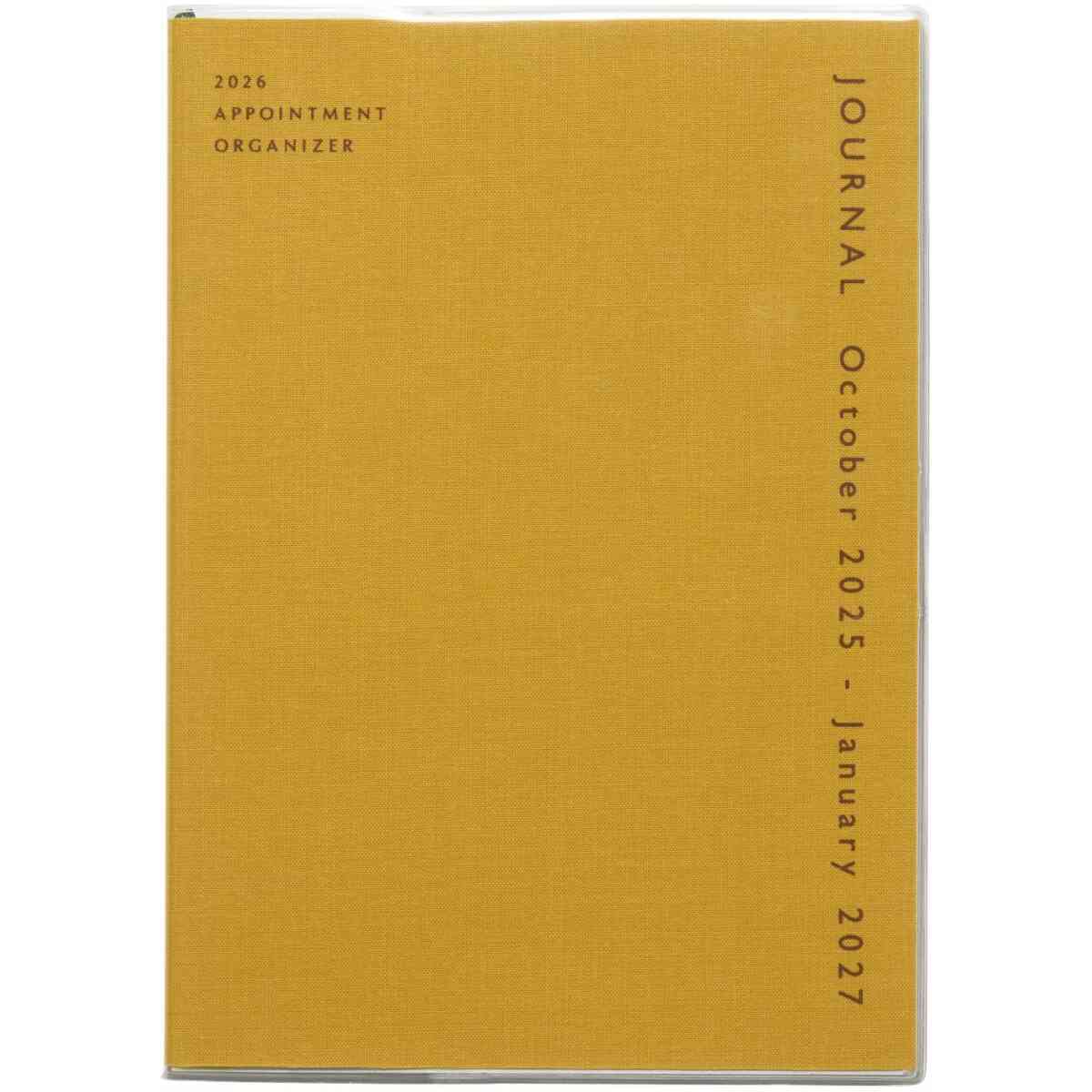 2026 Diary coton A5 / Yellow