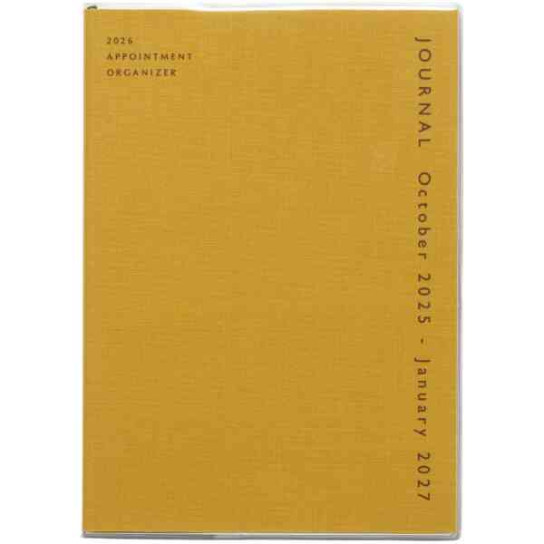2026 Diary coton A5 / Yellow