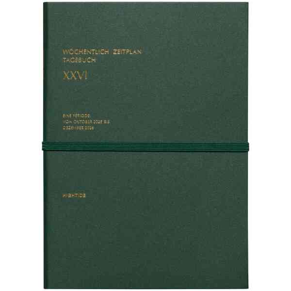 2026 Diary Worter B6 / Green