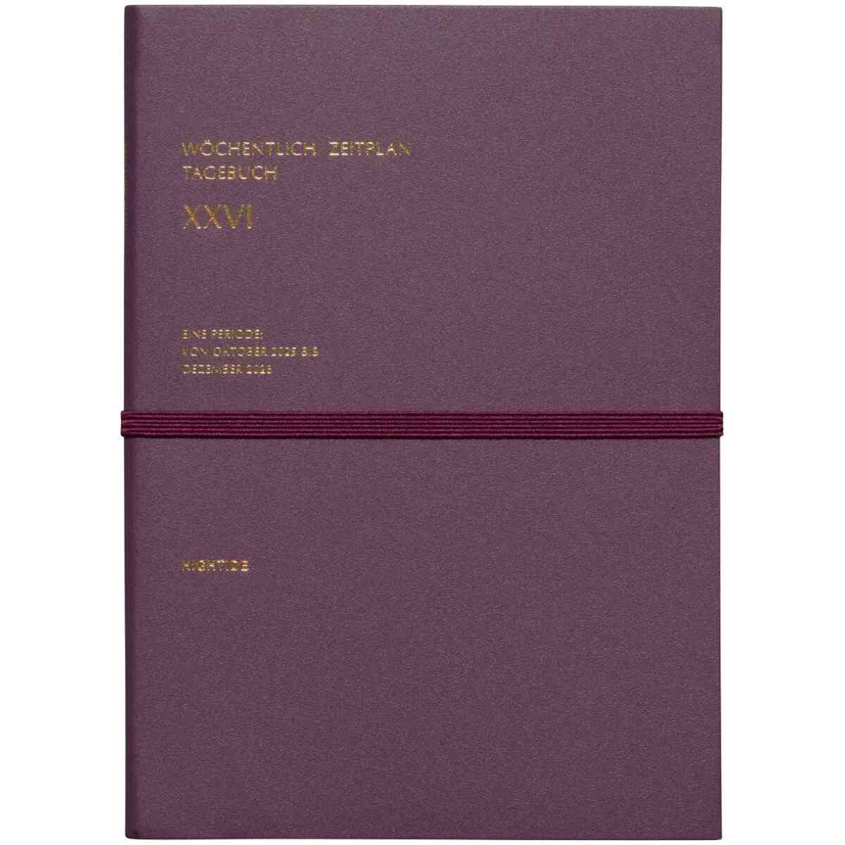 2026 Diary Worter B6 / Purple