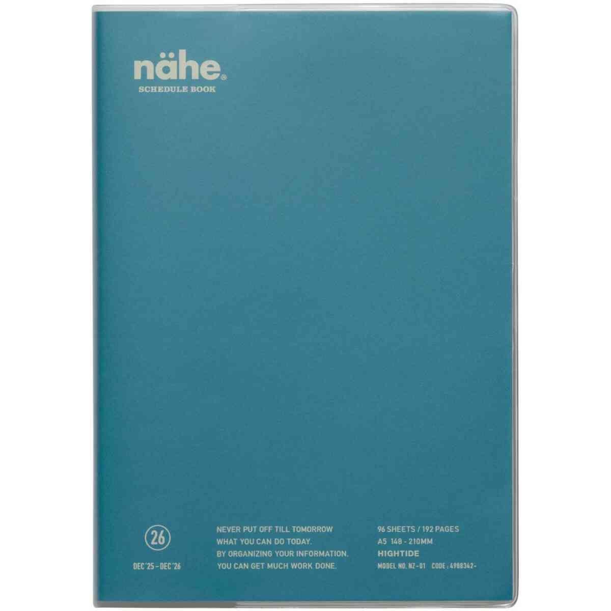 2026 Diary Nahe A5 Vertical / Blue
