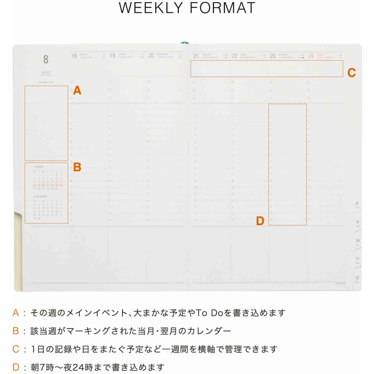 2026 Diary Nahe A5 Vertical / Yellow - Bild 2