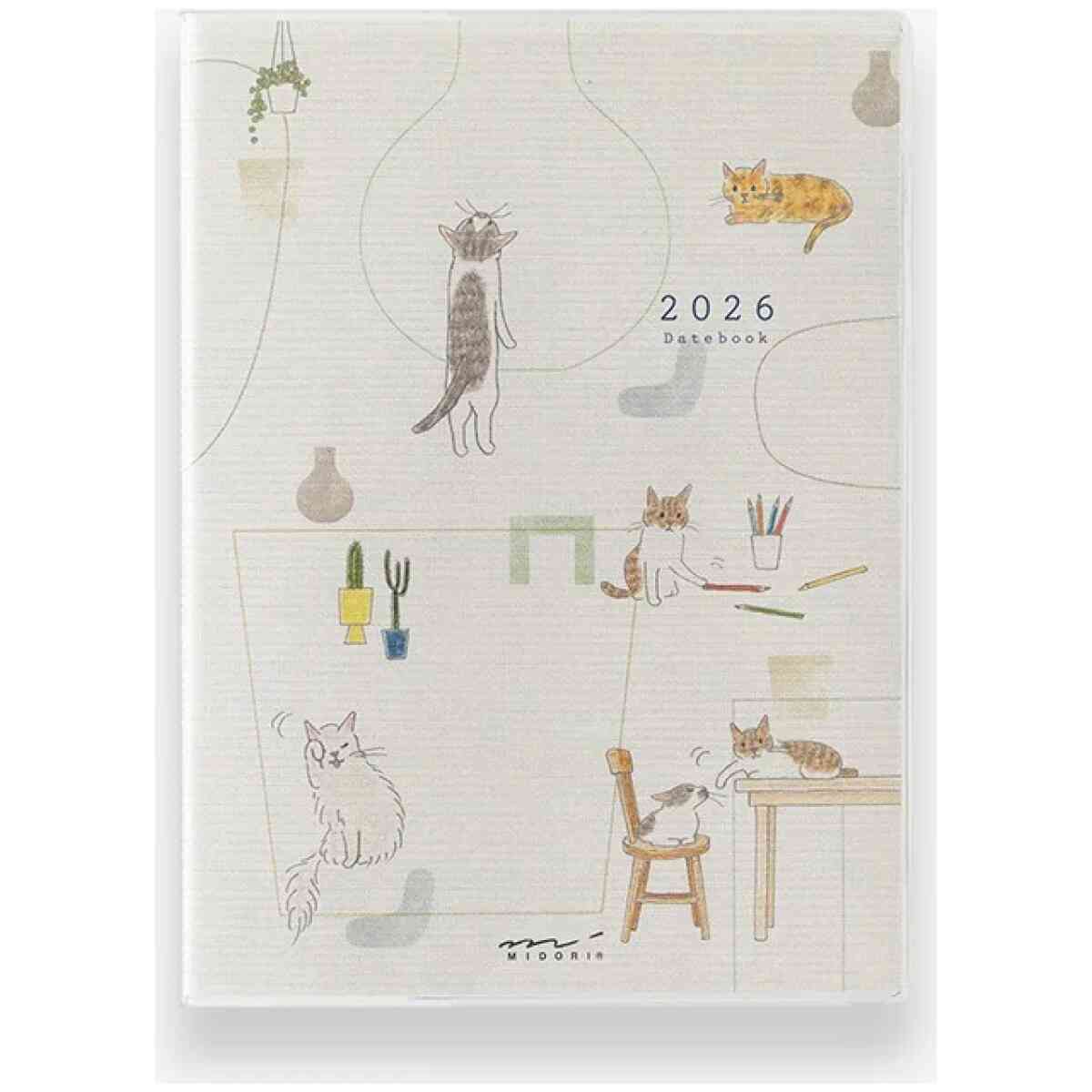 2026 Pocket Diary B6 Cat