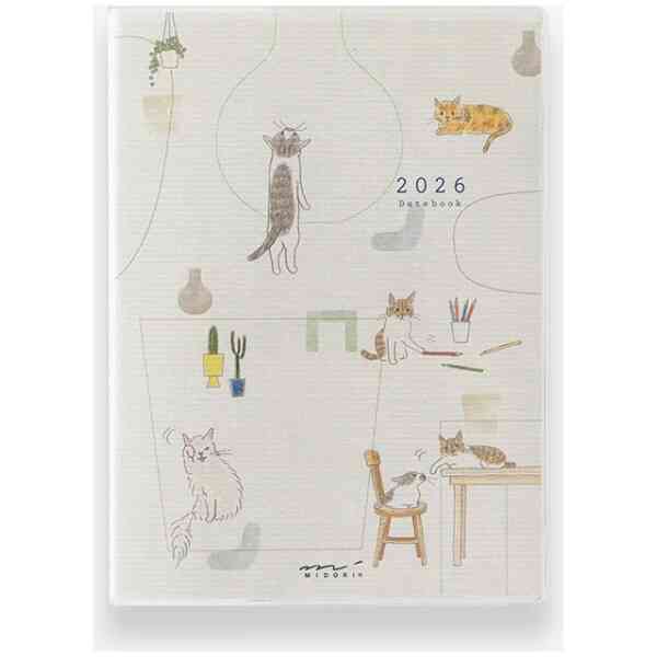 2026 Pocket Diary B6 Cat