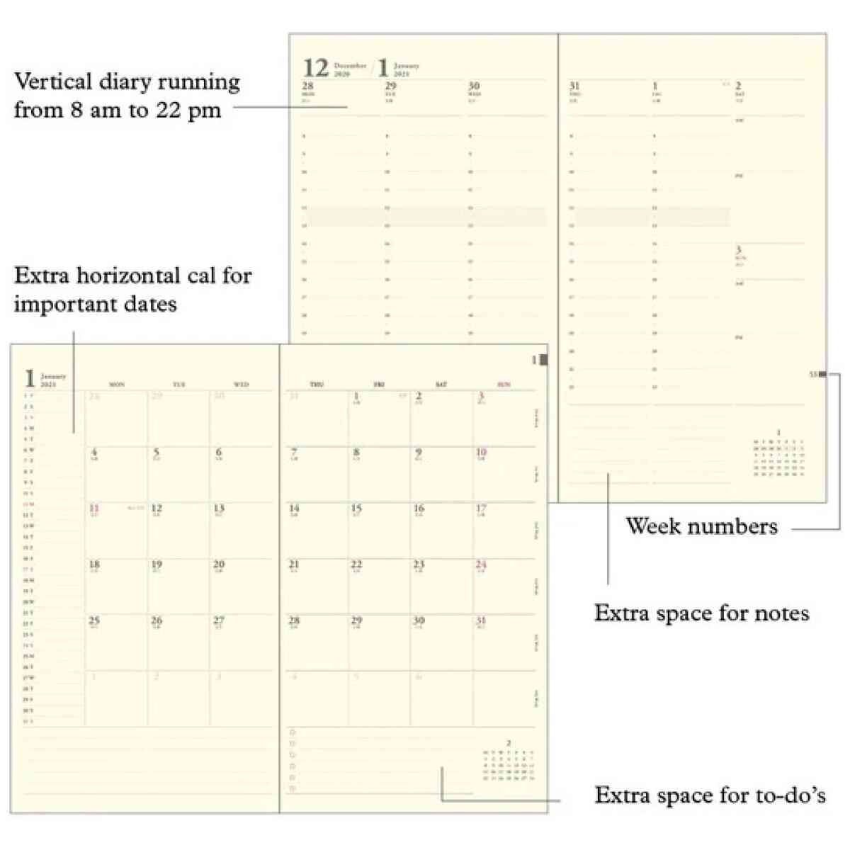 2026 Professional Diary PRD Weekly Vertical Slim - Bild 2
