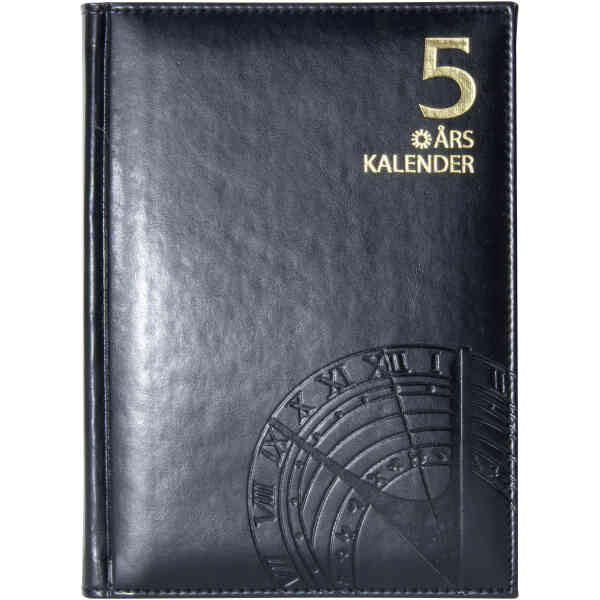 5-årsdagbok Svart