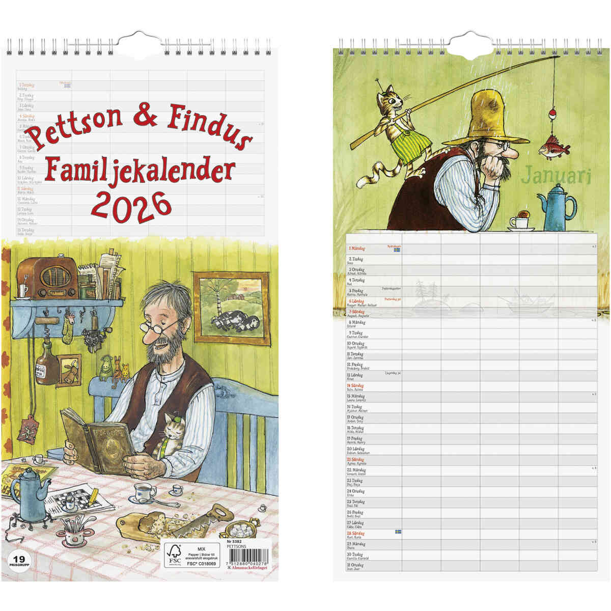 Pettson och Findus Familjekalender FSC - Bild 3