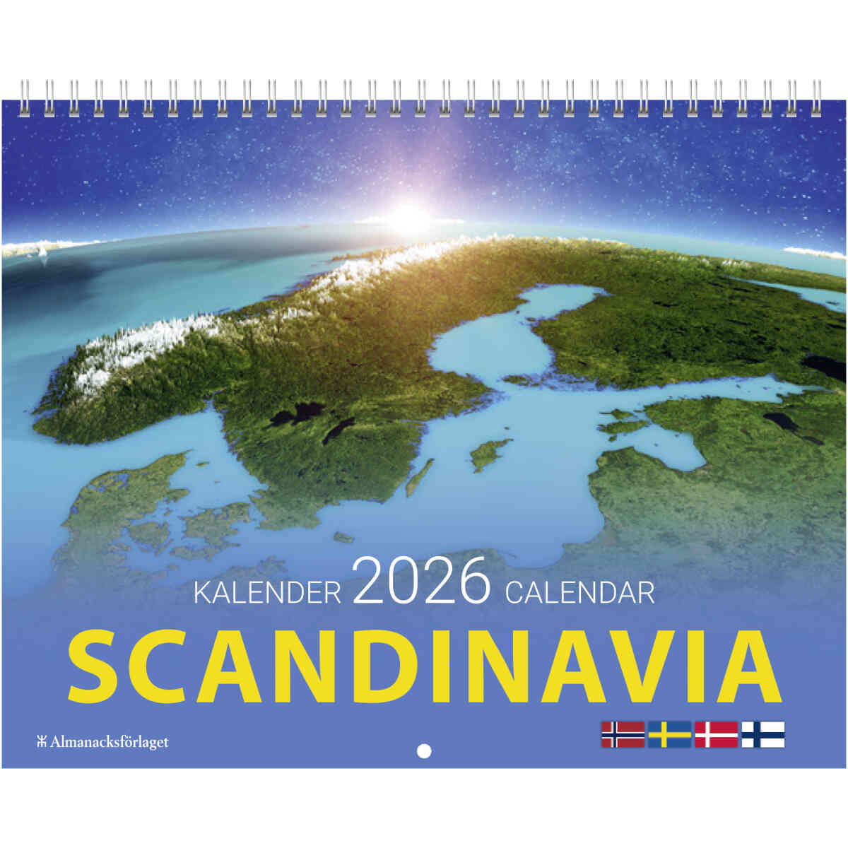 Scandinavia Väggkalender 30 x 24 cm · 12 månadsblad med bild på varje uppslag - Bild 2