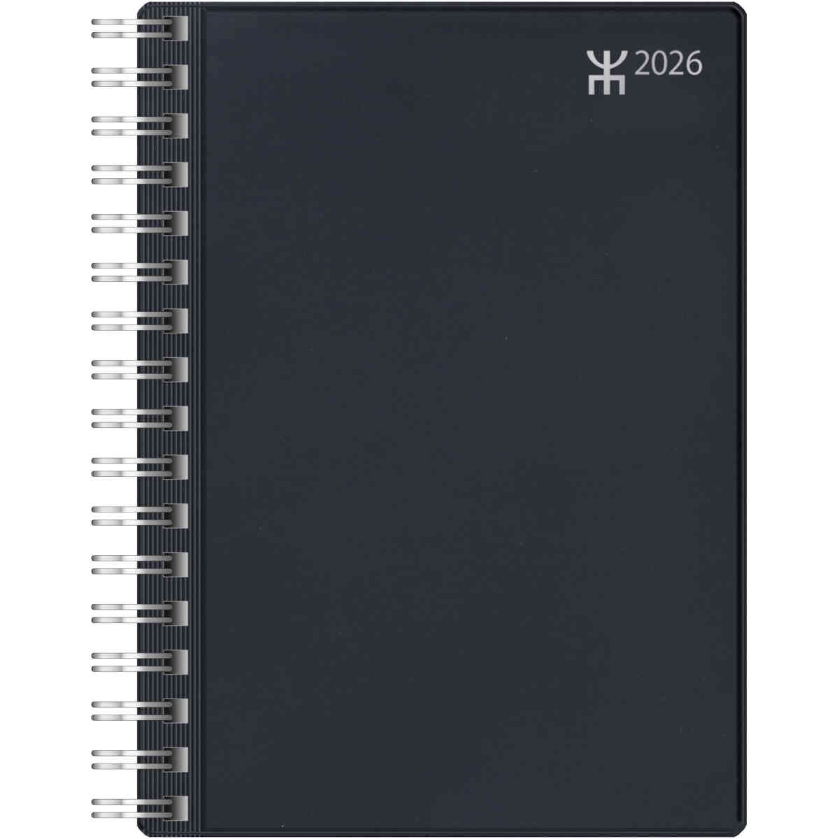 Veckokalender A6 Svart Plast FSC
