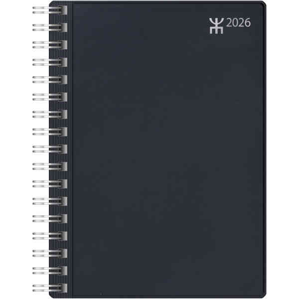 Veckokalender A6 Svart Plast FSC