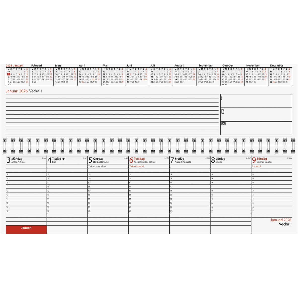 Veckoblock FSC - Bild 2