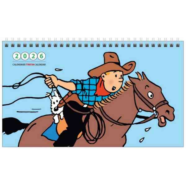 Tintin Lilla Väggkalender 2026 21 x 13 CM