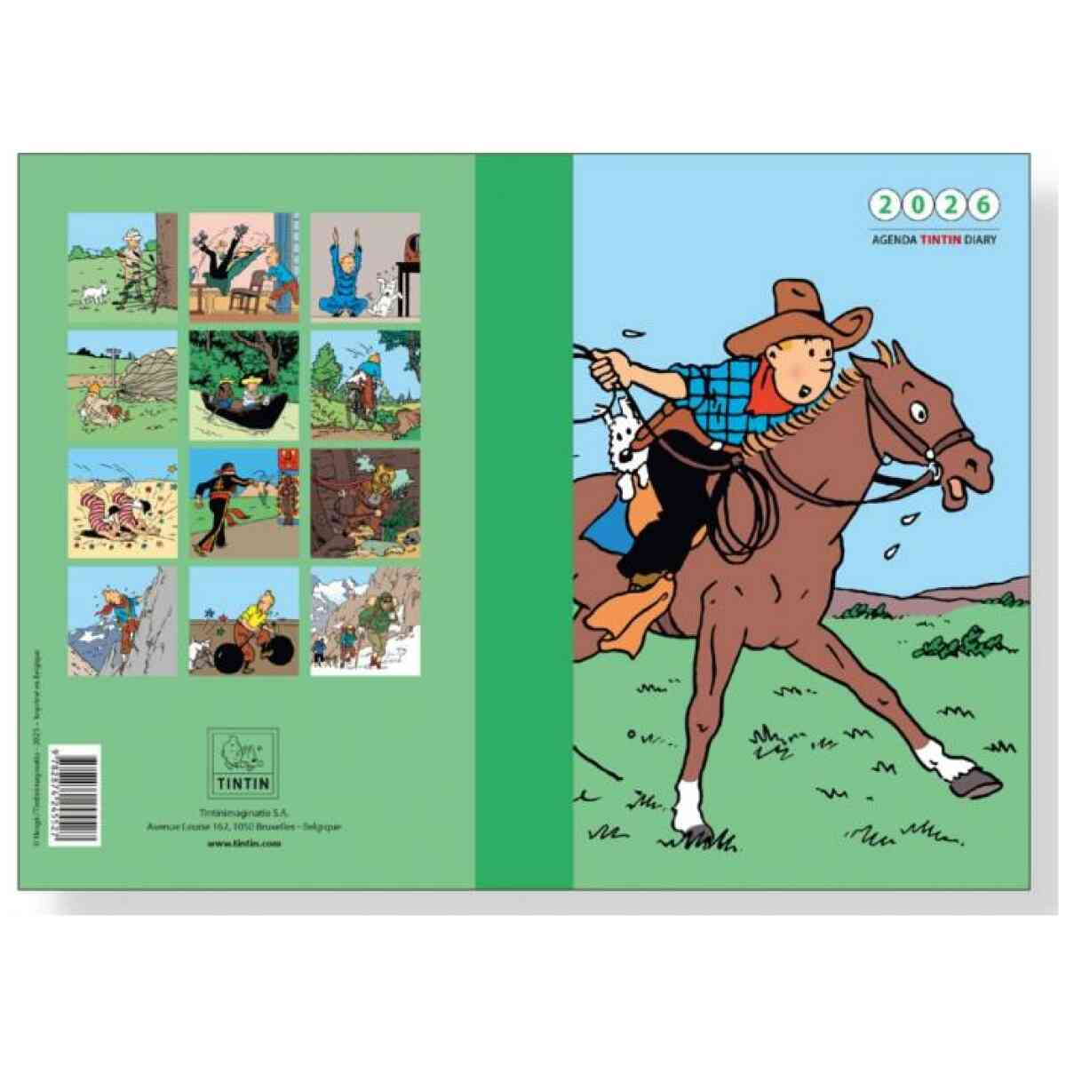 Tintin Plånbokskalender 2026 Tintin Plånbokskalender 2026 10 x 15 CM - Bild 2
