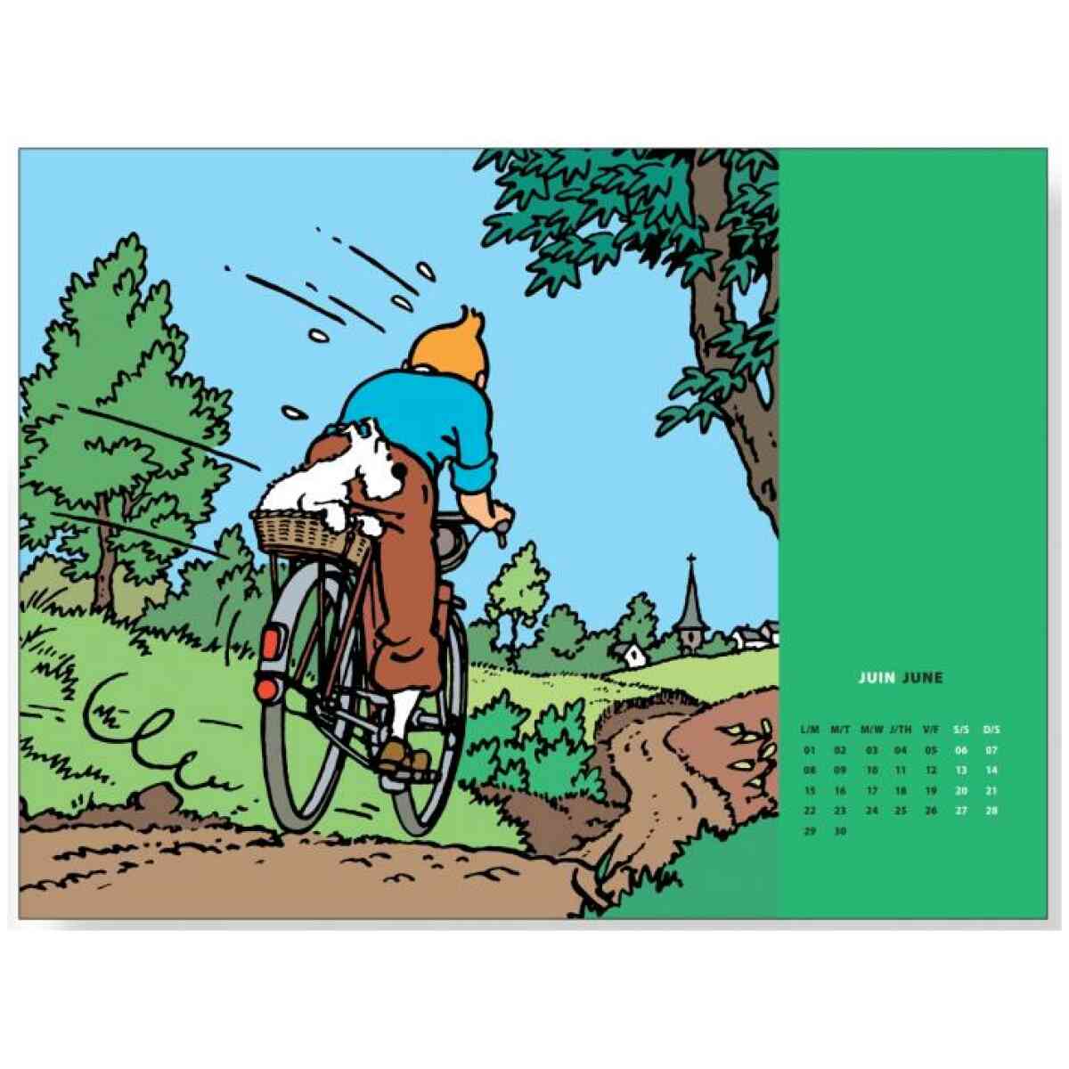 Tintin Plånbokskalender 2026 Tintin Plånbokskalender 2026 10 x 15 CM - Bild 3