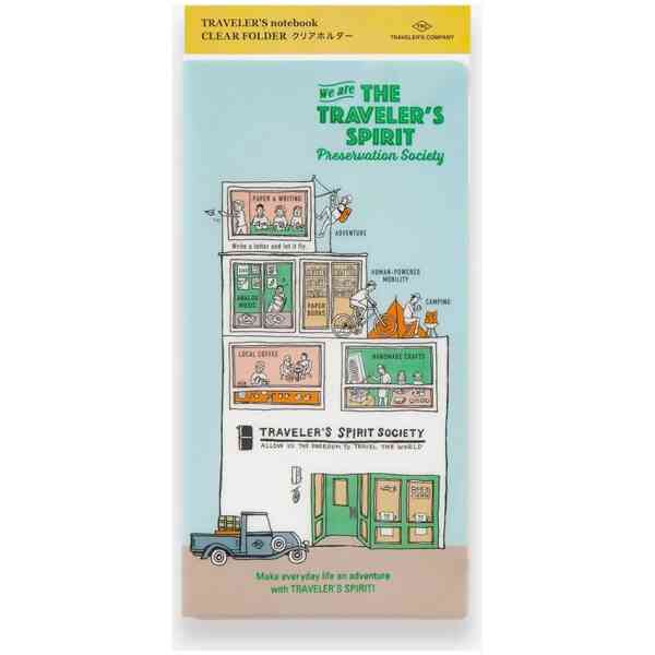 Förbeställ och betala nu för leverans av hela orden i början av oktober: 2026 TRAVELER'S notebook Clear Folder Regular Size