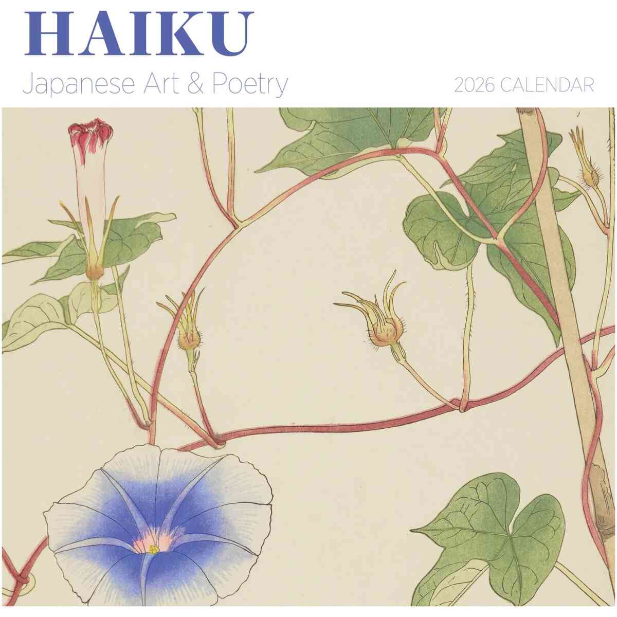 Haiku: Japanese Art and Poetry 2026 Wall Calendar
