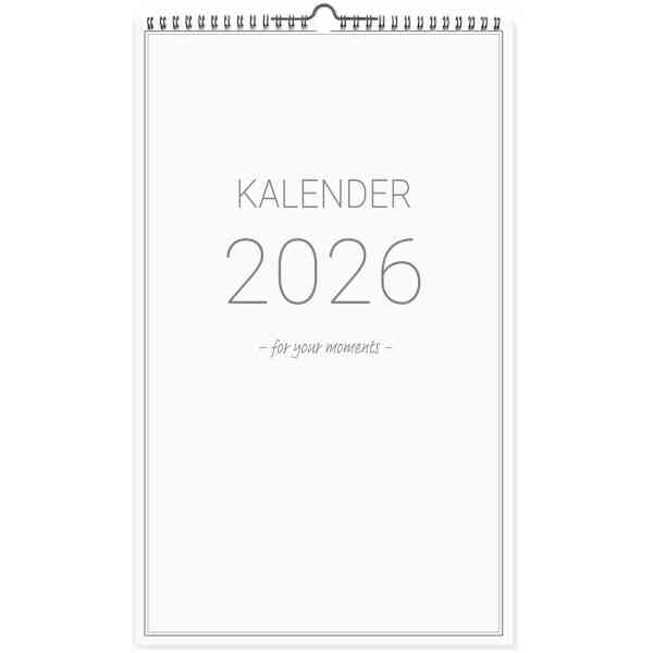 Familjekalender 2026 "Clean"