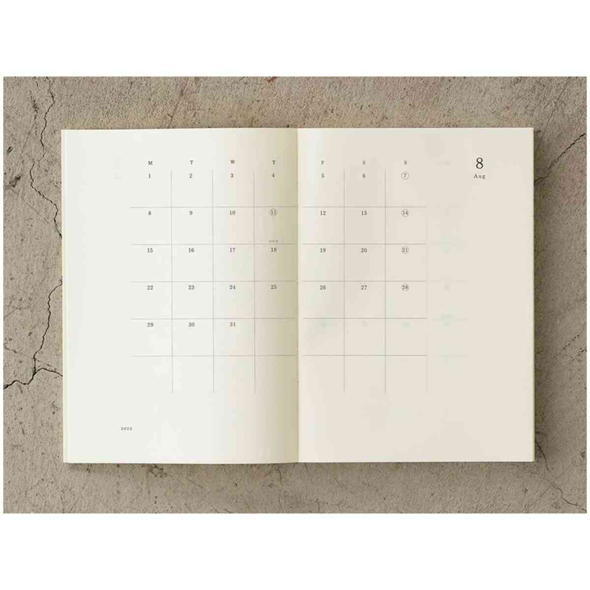 2026 MD Notebook Diary A6  Monthly Block + Memo - Bild 2