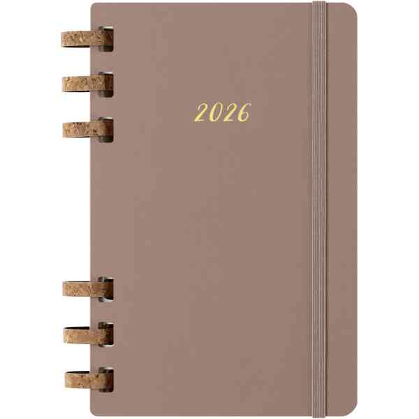 Spiral Planner 12M Large Almond 2026