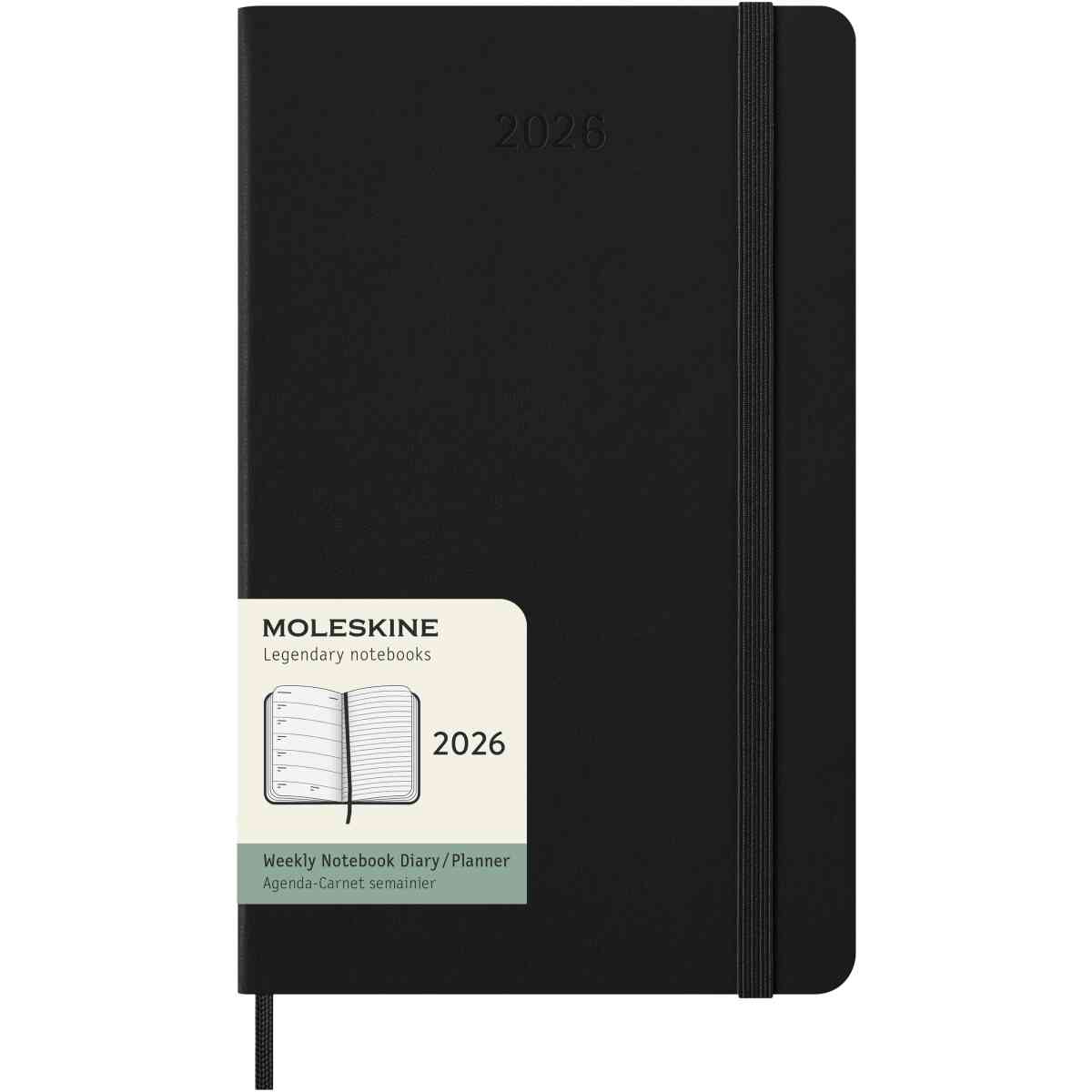 Classic Hard 12M Week Note Large Svart 2026