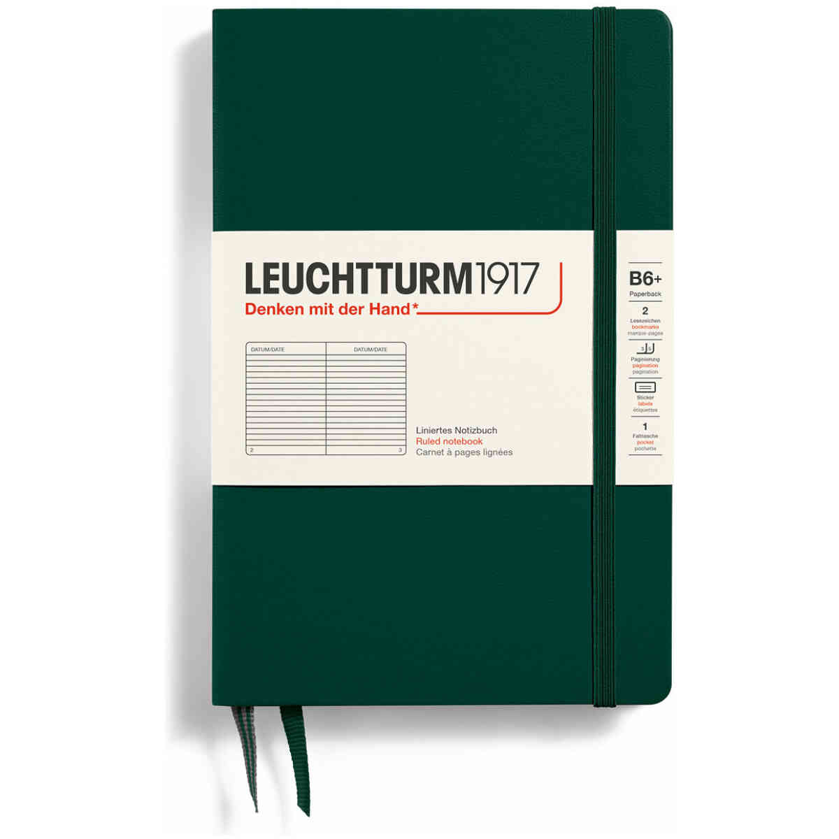 Anteckningsbok Leuchtturm1917 B6+ Hardcover Linjerad - Bild 5