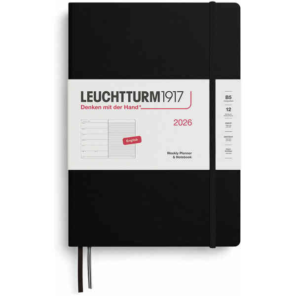 Kalender 2026 Leuchtturm1917 B5 vecka/notes