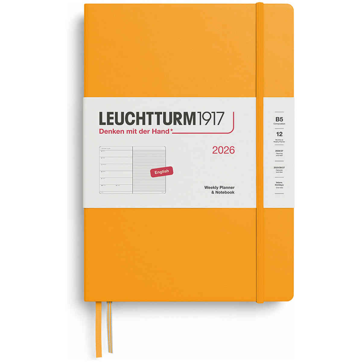 Kalender 2026 Leuchtturm1917 B5 vecka/notes - Bild 4