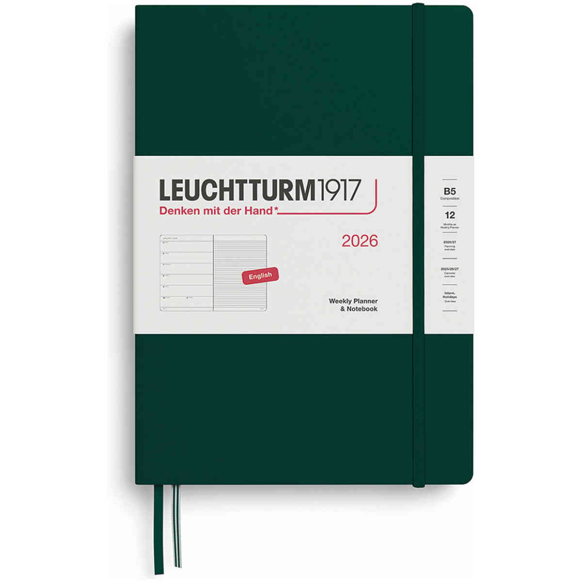 Kalender 2026 Leuchtturm1917 B5 vecka/notes - Bild 5