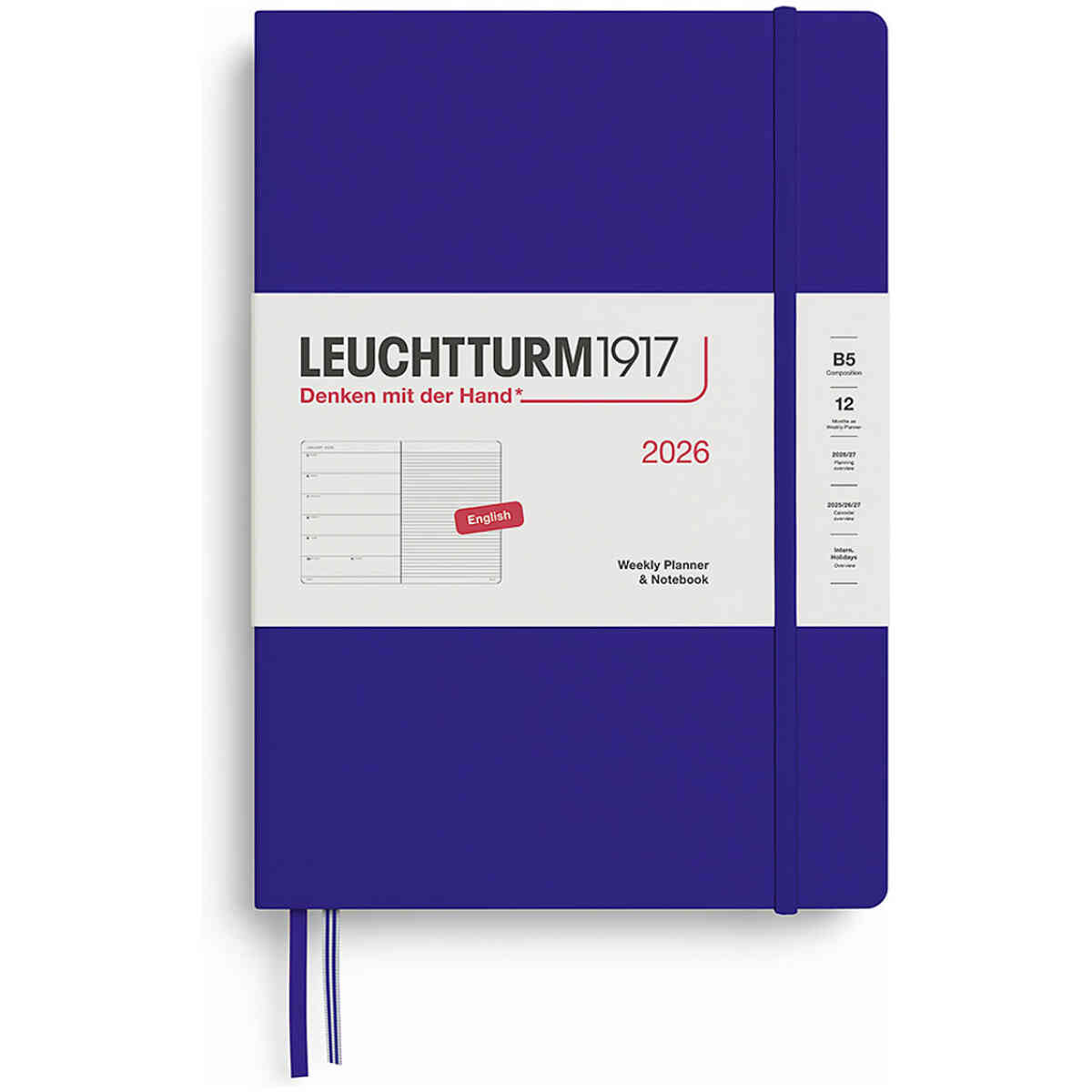 Kalender 2026 Leuchtturm1917 B5 vecka/notes - Bild 6